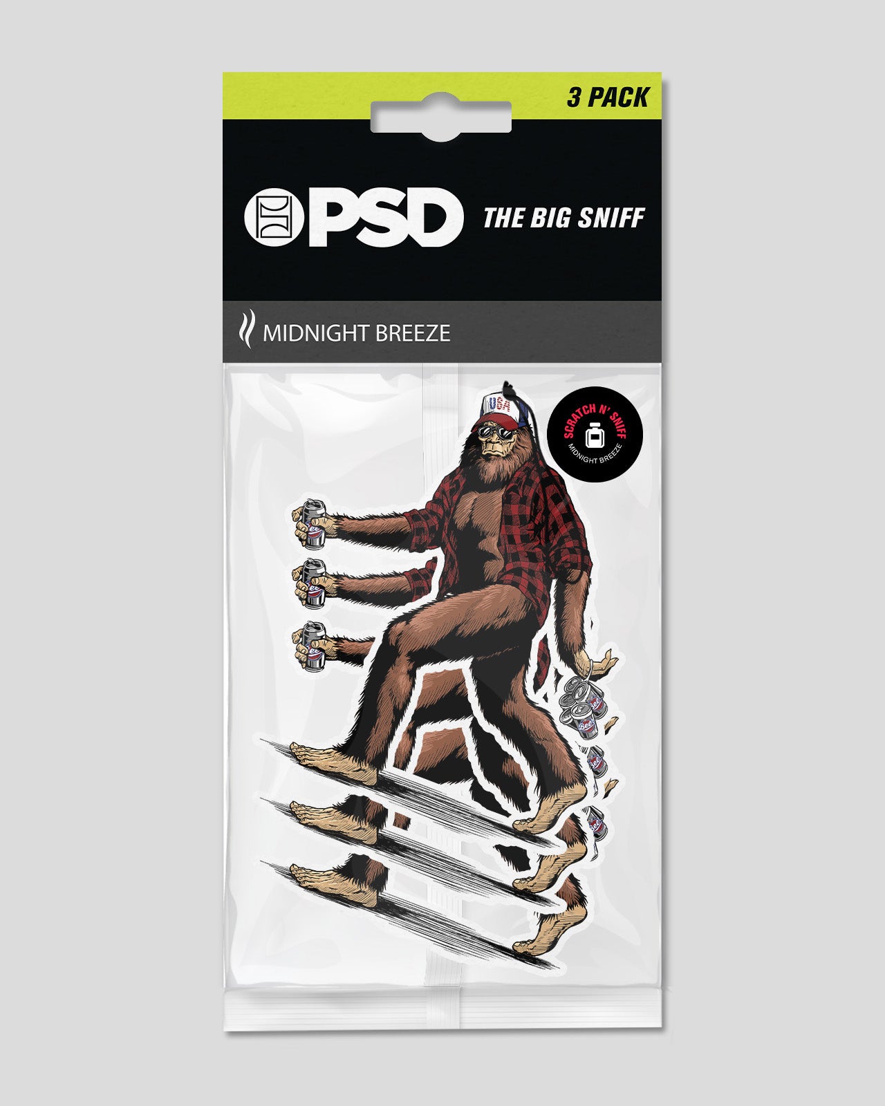3 PACK - BIG FOOT