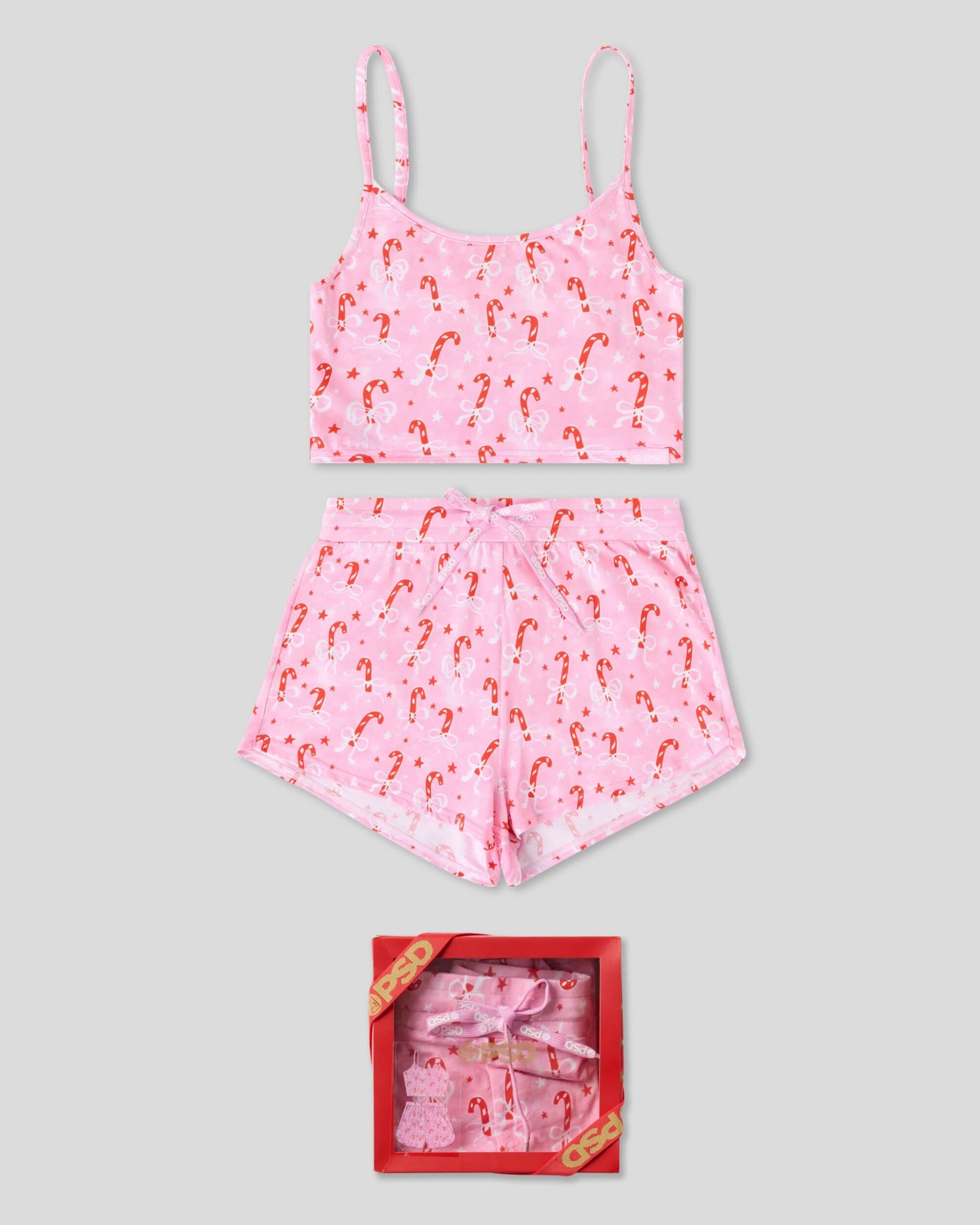 CANDY BOW MODAL - CAMI SLEEP SET